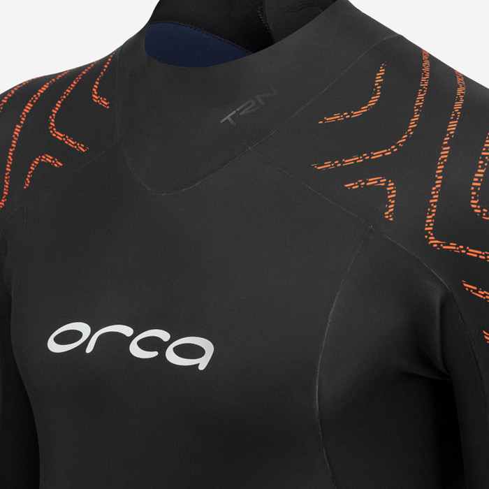 2024 Orca Mnner Vitalis TRN Rckenreiverschluss Open Water Swim Neoprenanzug NN280401 - Black